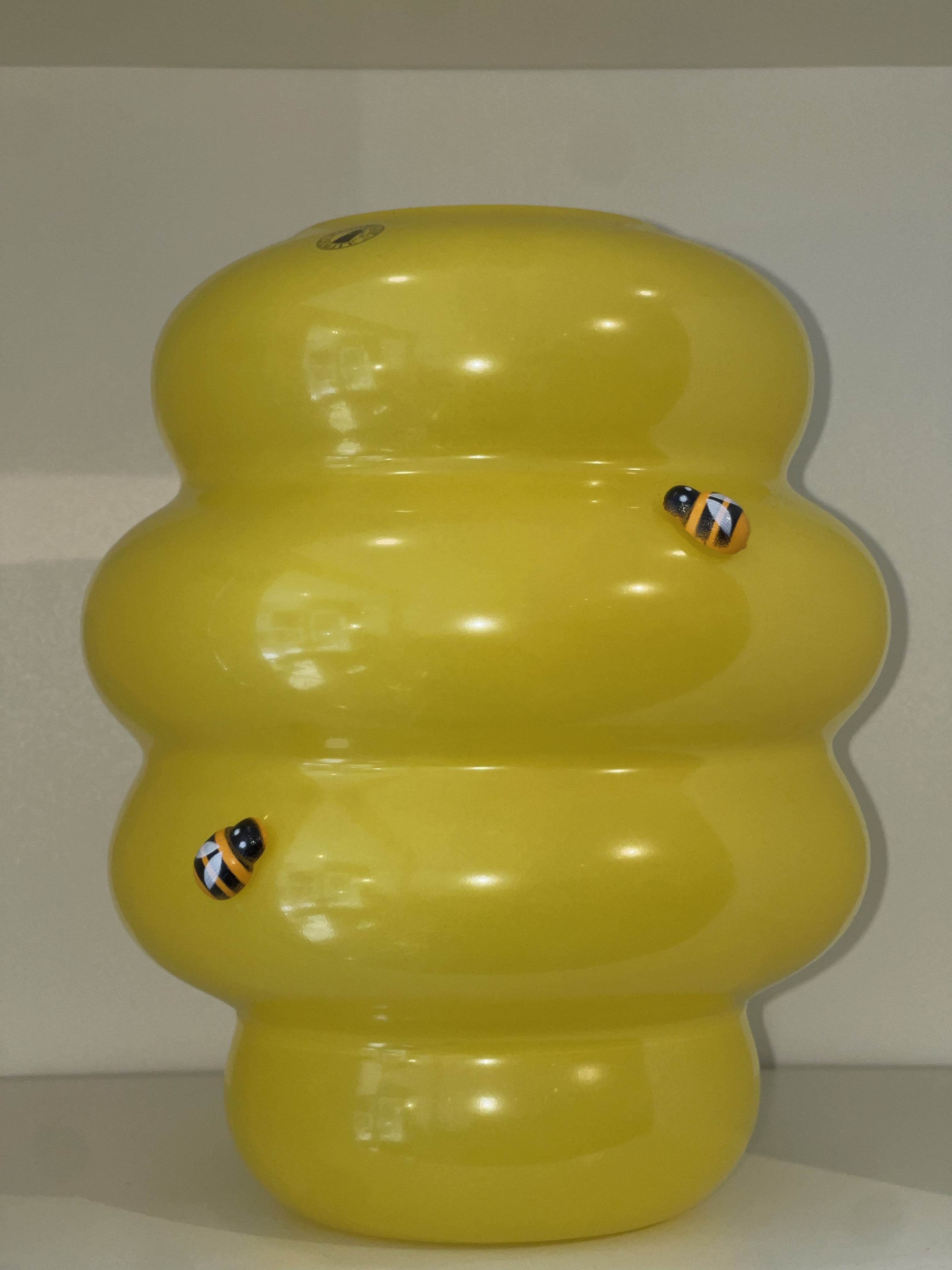 Bee Mine Glass Vase Handmade