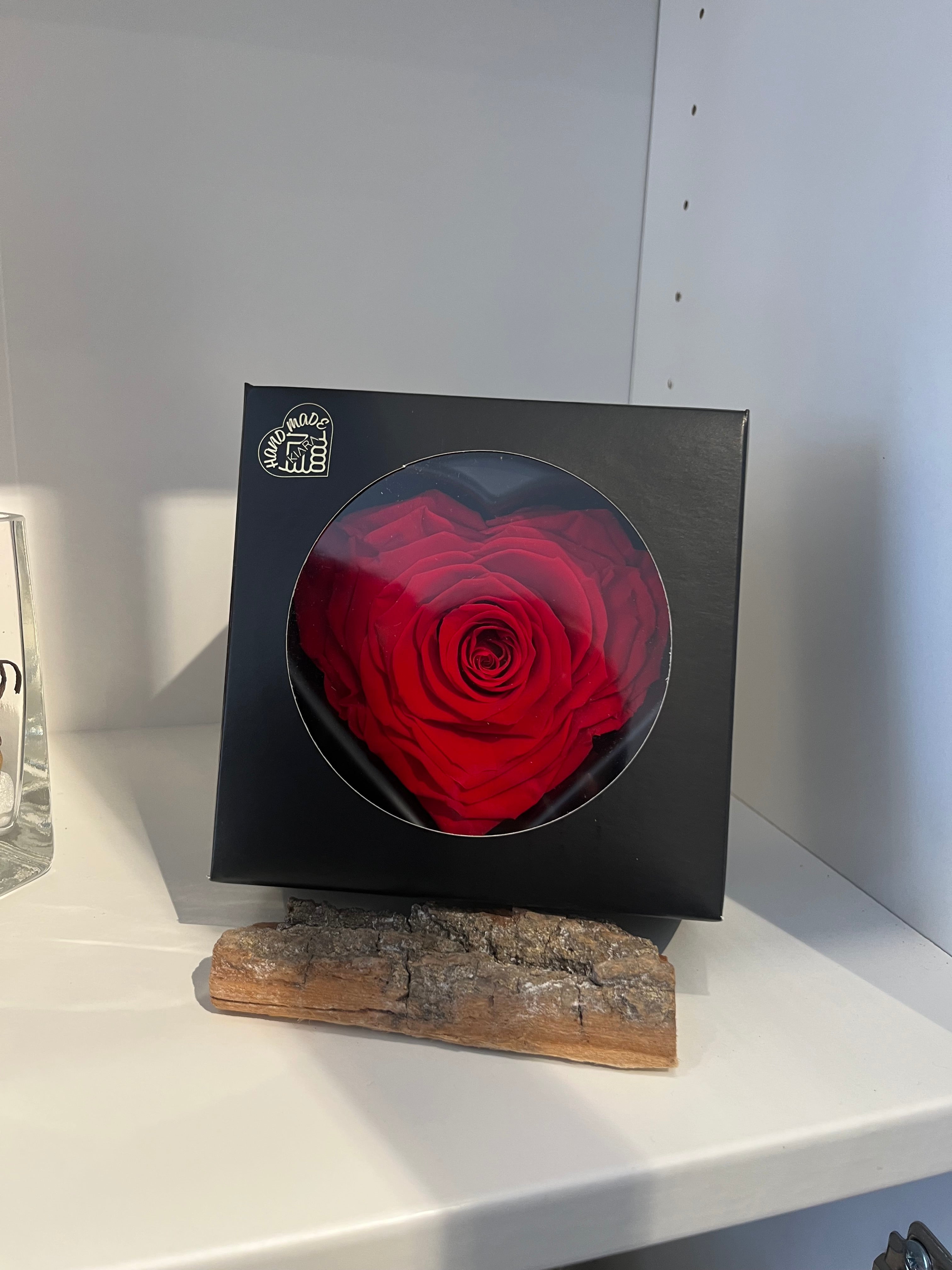 Heart Shaped Eternal Rose