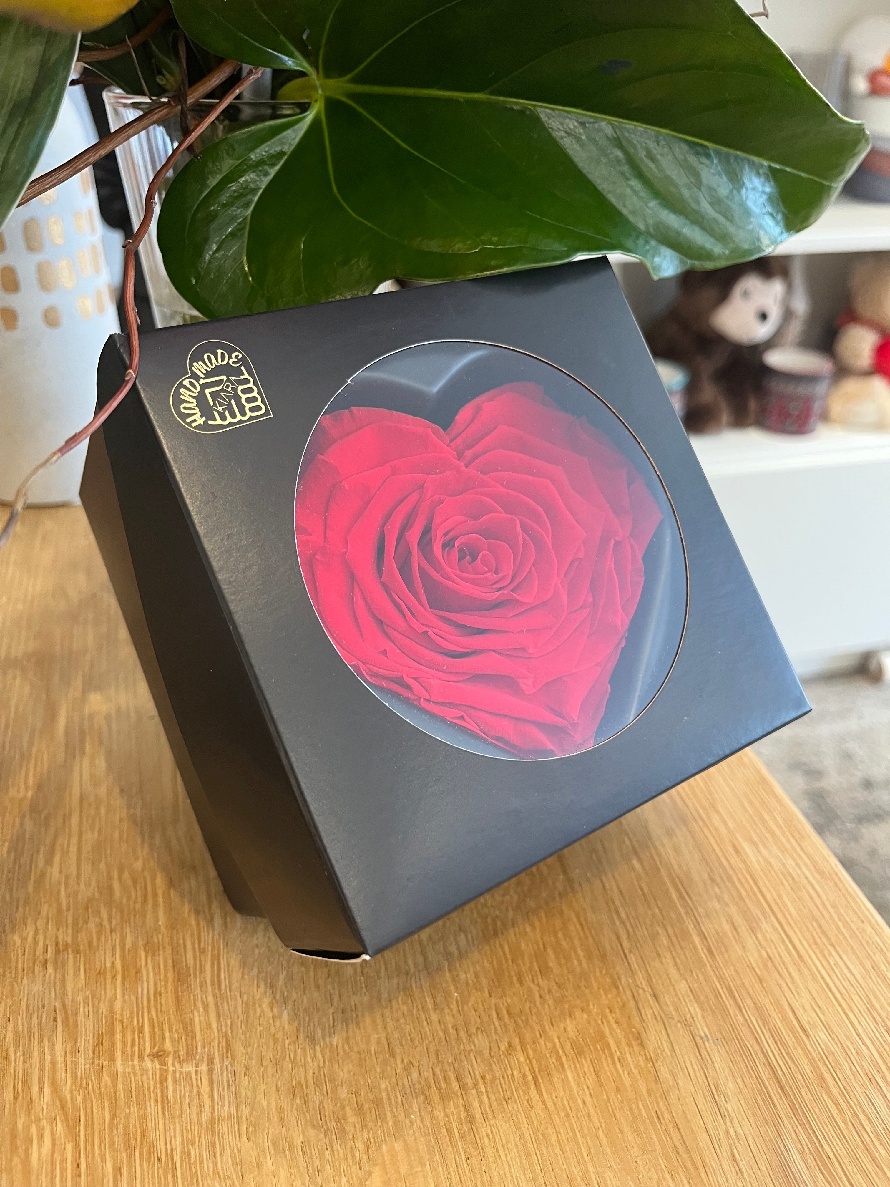 Heart Shaped Eternal Rose