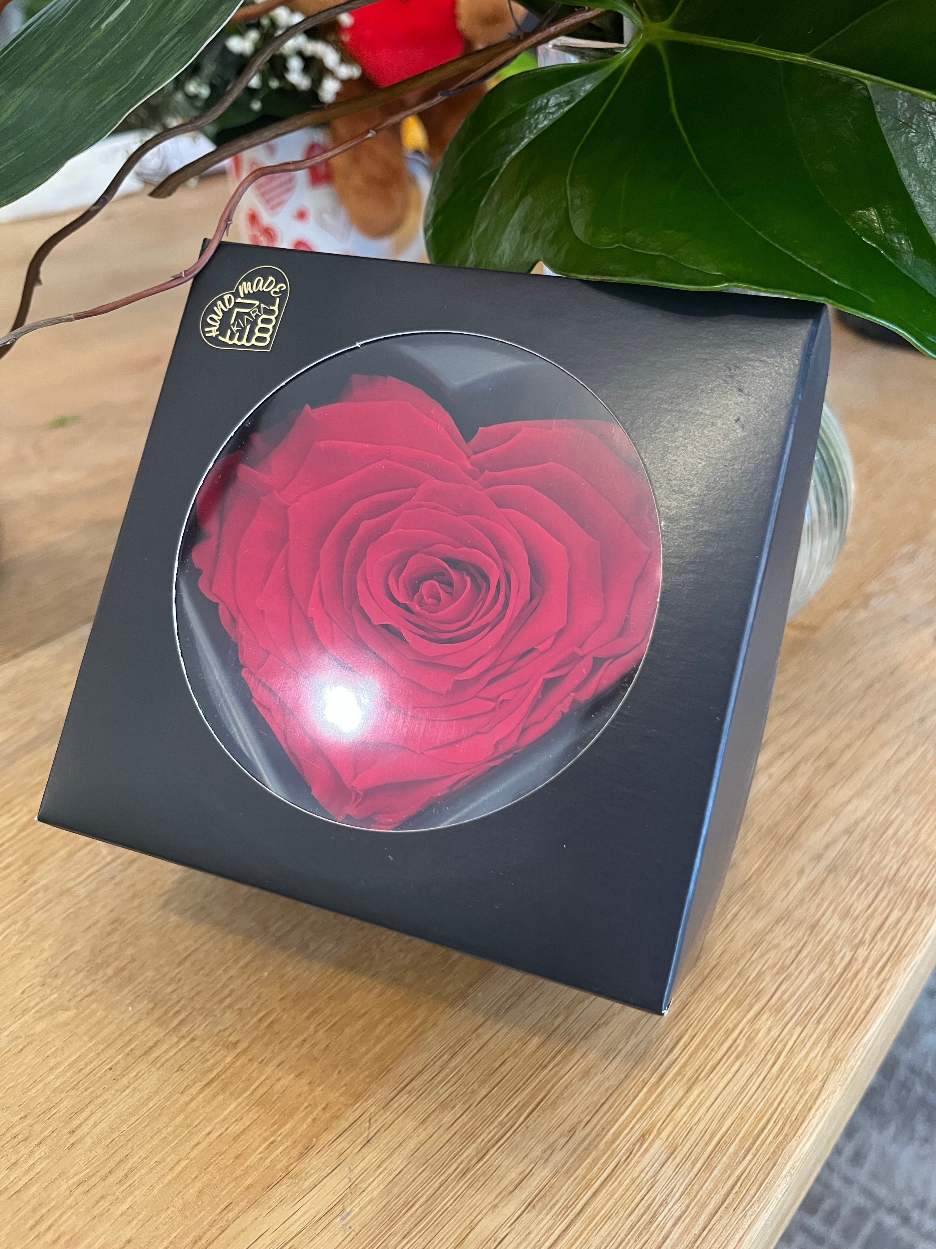 Heart Shaped Eternal Rose